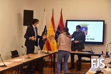 Sesión plenaria del mes de noviembre de 2020/TA y Francisco Javier Santana.